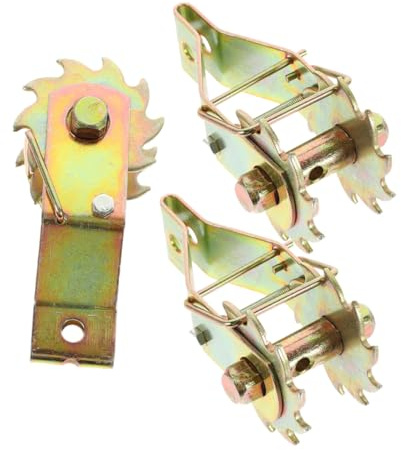 WEKADRIN Tenditore Per Funi in Acciaio 3 Pezzi, Tenditore Per Filo Di Recinzione Per Esterni, Accessorio Per Tensione Della Fune Resistente Ad Uso Gravoso, Per Recinzioni Metalliche e Fissaggi Sicuri