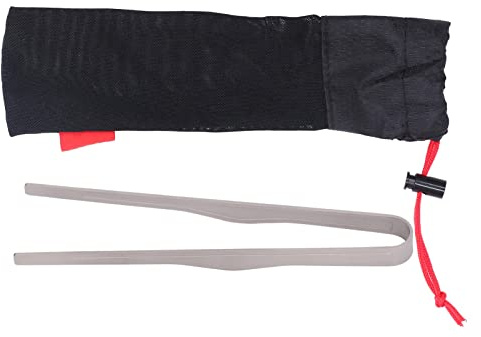 Pinza para barbacoa al aire libre, pinza multifuncional para barbacoa, pinzas para alimentos resistentes al calor para acampar