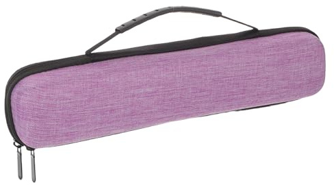 SOIMISS Tragbare Eva Piccoloflöten Tasche mit Reißverschluss Stoßfester Blockflöten Organizer Kompakte Outdoor Aufbewahrungstasche für Musikinstrumente und Zubehör
