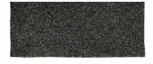 Markotex Zerbino Royal Tappeto Ingresso per Porta Esterna, Lavabile, Antiscivolo, Robusto, Copri Scalino (Antracite, 25x60)