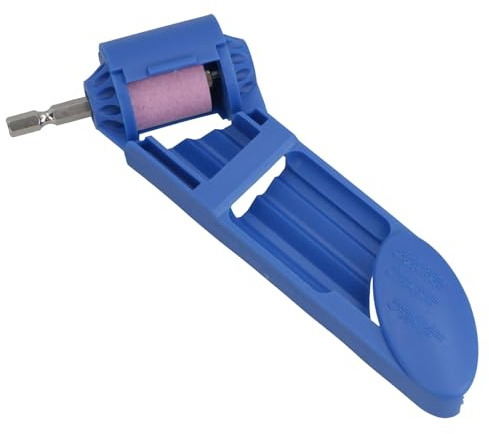 Ez Drill Bit Sharpener with 1/4 Hex Shank 100 Grit Grinding Stone TE131
