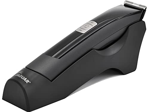 JAGUAR Haartrimmer J-CUT 40 Li black | 2-way mit Lithium-Ionen-Akku | Profi Trimmer für Akku- und Netzbetrieb inkl. Aufsteckkammset (3/6/9/12mm) & LED Display | Vom Profi für Dich