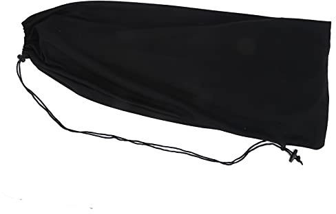 MOUMOUTEN Schutzhülle für Tennisschläger 80x34 cm Tennistasche Samttasche | Tennisschläger Aufbewahrungstasche,Racketbag Schlägertasche, leichte Schutzhülle, Kordelzug-Schrumpfschutztasche, Schwarz