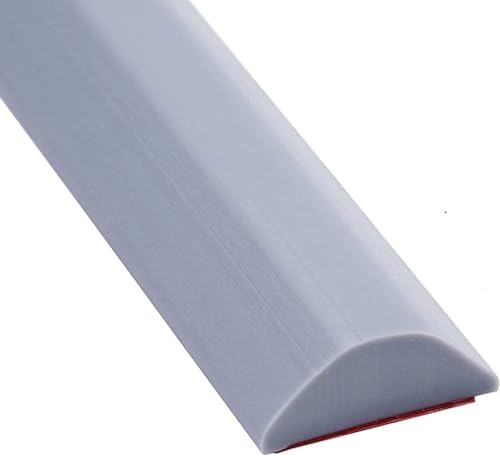 Duschschwellen -Wasserdamm, einteilige Duschschwellen, selbstklebende, für Nass- und Trockentrennung, um Wasser in der Schwelle zu halten (Grau,85CM/33.4Zoll)