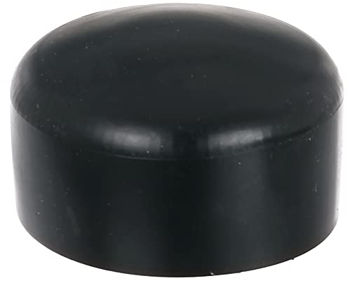 Alberts 654665 Pfostenkappe für runde Metallpfosten | Kunststoff, schwarz | für Pfosten-Ø 60 mm