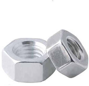 2-50 Stück DIN934 M1 M1.2 M1.4 M1.6 M2 M2.5 M3 M4 M5 M6 M8 M10 M12 Edelstahl Messing Stahl mit schwarzen Aluminium-Sechskantmuttern-M4 50PCS,Aluminium-Sechskantmutter