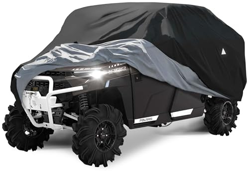 WALSER Bâche de couverture pour quad All Weather, couverture étanche pour véhicules tout-terrain, bâche de housse adaptée véhicule noir