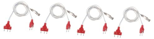 Supvox 4 Stück Handleine Aus Zaunfolie Drahtklammern Fechten Überbrückungsdraht Bausatz Fechttasche Griff Schwerter Kabel Spuler Degen Fechtmaske Kette Rot Rostfreier Stahl