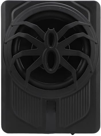 YDuupxe Subwoofer 10 Pollici di Sedile 800 W Sotto SEAT Suboofer con Atmosfera a LED Light Eccellente Dissipazione del Calore Prestazioni (COLORFUL)