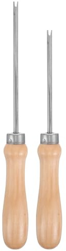 BESPORTBLE Stofftiere Füllwerkzeug, 2 Stück Füllwatte Werkzeuge Baumwolle Füllwerkzeug für Puppen Watte Baumwolle Mit Ergonomischem Griff für DIY Puppen Und Stofftiere, 23cm+19cm