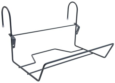 Louis Moulin Balkonkasten-Halterung XL, für Blumenkästen 40 bis 60 cm, aus Epoxid-Stahl in Anthrazit RAL 7016, Belastbar bis 20 kg, 6 cm Halterung