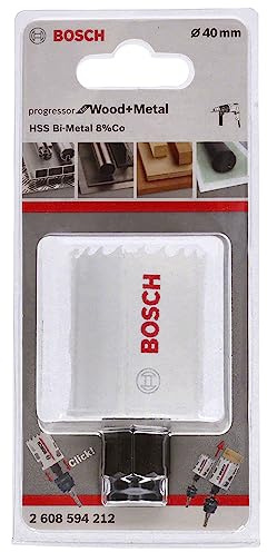Bosch Professional Accessories Lochsäge Progressor for Wood & Metall (Holz und Metall, Ø 40 mm, Bohrzubehör)