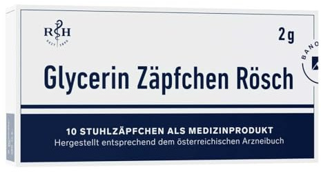 GLYCERIN ZÄPFCHEN Rösch 2 g gegen Verstopfung 10 St