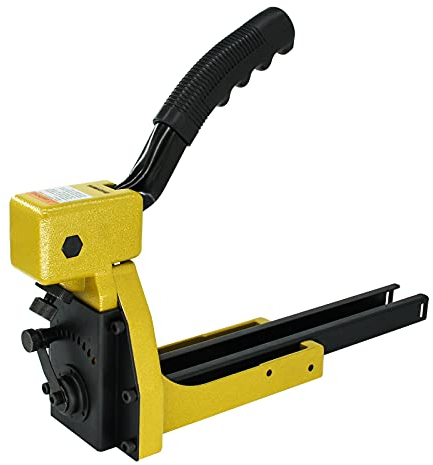 KIMSING Handtacker HB3518 16 Gauge,Tacker für Holz Pappkartons,34,7 mm Krone,18 mm Länge,Kartonverschluss,Wellpappe-Hefter