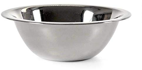 GICOS IMPORT EXPORT SRL Ciotola insalatiera Fonda in Acciaio Inox Tonda 32 cm Multiuso Cucina