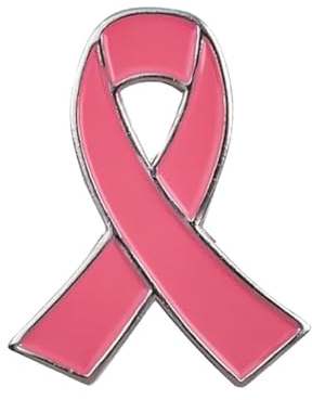 Pin's Ruban Rose - Cancer Du Sein - Octobre Rose - Rubans - qualité de finition - Epingle - Broche - Badge - PINS ENGAGES RUBAN