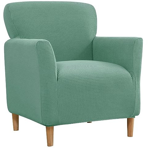 JORTUIO Jacquard Stretch Sesselschoner Clubsessel Sesselauflage Relax mit Armlehnen, Sesselbezug 1 Sitzer Club-Stuhlbezüge Stretch Sesselhusse Sofaüberzug Clubsessel Sessel Sitzbezug (Color : #19)