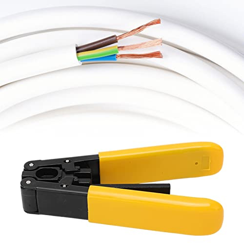 Alicate Pelacables Portátil, Pelacables De Fibra Óptica Mango De PVC Alicate Pelacables Transversal Longitudinal De Tamaño Pequeño, Para Conexión De Rotura De Cables