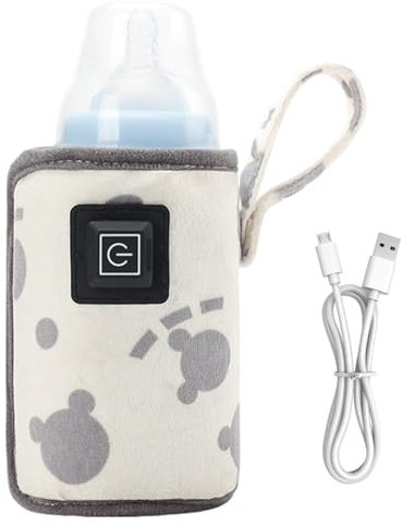 Bottle Warmer, Bottle Steriliser, Baby Bottle Steriliser, Baby Bottle Heating Solution, Breastmilk Heater,usb Rechargeable Milk Warmer Thermal Bag for Travel Accessories