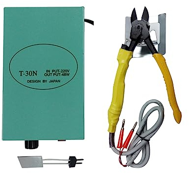 HT200/HT180 Elektrische Heizschere, elektrische Heizschere, beheizte Schere mit Netzteil für Gummi-Acryl