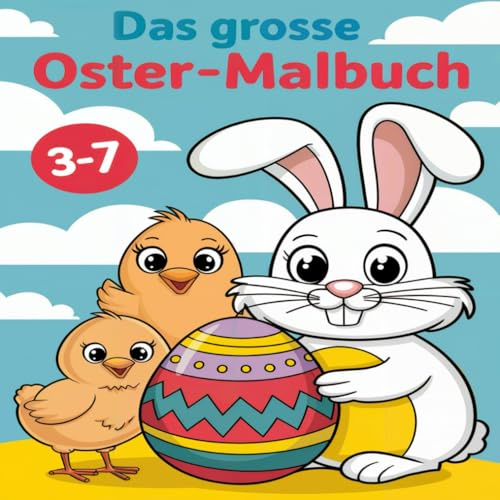 Das große Oster-Malbuch für Kinder von 3 bis 7: Schenke deinem Kind Spaß und Freude an Ostern! Das perfekte Geschenk für Kinder zu Ostern