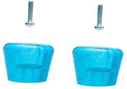 TOYANDONA Pastilla de Freno para Patines en Línea Azul Altura Ajustable, Material de PU y Metal, Práctica para Entrenamiento y Uso en Patinaje Recreativo