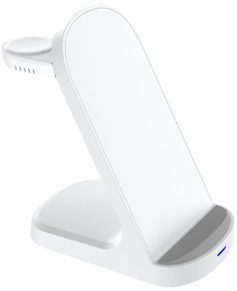 kwoifioy Foldable Charging Dock Station 15W Holder for Cellphone Watch Earphone Portable Dock