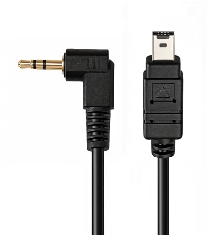 HangTon Cavo di scatto per fotocamera Nikon Z6III Z7II Z5 D780 D7500 D5600 D3200, Coolpix P1100, telecomando per flash da 2,5 mm, messa a fuoco, scatto continuo, MC-DC2