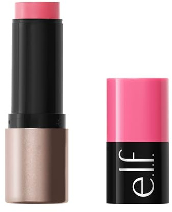 e.l.f. Soft Glam Cream Blush Stick, Buildable Cream Blush for A Natural Flush & Satin Finish, Made with Shea Butter, Vegan & Cruelty-Free, Gumball