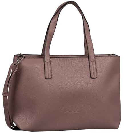 TOM TAILOR Marla Damen Shopper Umhängetasche Reißverschluss Mittelgroß Rosa