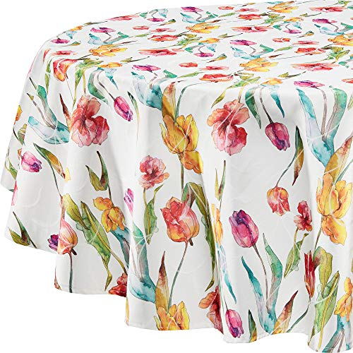 Erwin Müller Tischdecke bunt Größe oval: 140x190 cm