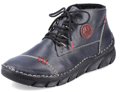Rieker Stivali da donna 55002, Blu, 39 EU