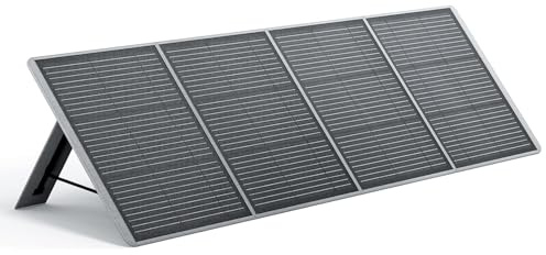 AFERIY Placa Solar Portátil 200W, 5 Salidas, Panel Solar Monocristalino, IP65, Alta Conversión y Eficiencia para Camping Jardín Portátil