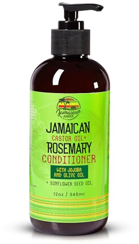 Rosmarin Leave-In Conditioner - 8 fl oz / 230 ml - Feuchtigkeitsspendender Conditioner, pflegt, fördert das Haarwachstum, mit Rizinusöl, Sheabutter, Samenöl, von Jamaican Amber