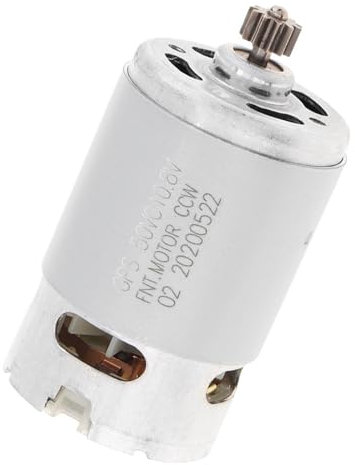 RS550 DC Motor 11 Teeth 10.8V 19500 RPM Micro Motor with 11 Tooth High Torque Gear Box for Cordless Charge Drill Screwdriver