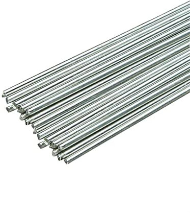 Acier à faible teneur en carbone Baguettes de soudage en aluminium, 1.6/2mm, fils de brasage, noyau de Flux, baguette de soudage résistante à la Corrosion à basse température, 10/20 pièces(50CM 3 2mm