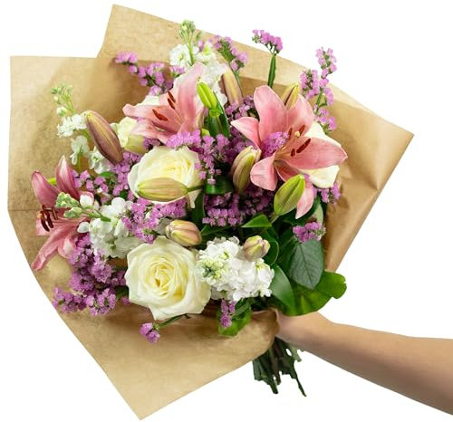 Blumenstrauß 'Pink Majesty' - Größe XL - Stiellänge ca. 50 cm - Strauß frischer Blumen