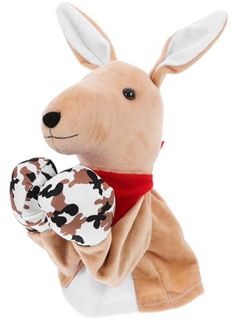 IMIKEYA Ausgestopfte -handpuppe Süßes Stofftier Für Puppenspielzeug Beruhigende Plüschpuppe Als Schlafkissen Innovative Tierhandpuppen Für Geschichtenerzähler