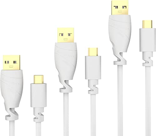 KabelDirekt – Micro-USB-Kabel – 3x1,5m – USB 2.0, Weiß | 3er-Set Micro-USB-Lade- & Datenkabel – bis 2A Ladestrom, USB 2.0 – für Smartphones & Tablets