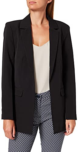 PIECES Damen Pcbossy Ls Loose Blazer Noos, Schwarz, M