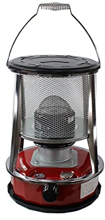 tragbar Petroleum Heizung mit Dochten petroleumofen regulierbaren 0,25l/h bis zu 24h Tank: 4.6L für bis zu 20m² Camping heizung Wohnzimmer terasse Schlafzimmer Indoor Outdoor