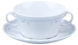 Generisch Suppentasse mit Untere Seltmann Weiden Julia Blaue Ornamente 43754 43700