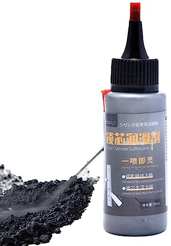 100 ml grafitpulver - dörrlås smörjmedel, professionellt dörrlås smörjmedel, grafit pulver torrsmörjmedel grafit smörjmedel innehåll för låscylinder