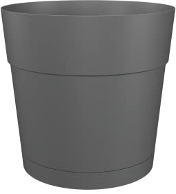 Artevasi Pot Capri Large Réserve d'eau 50cm Anthracite