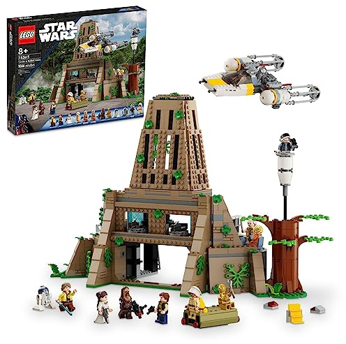 LEGO Star Wars A New Hope Yavin 4 Rebel Base 75365, Star Wars Playset with Command Room, Medal Ceremony Stage, Y-Wing Starfighter, and 12 Star Wars Figures, Fun for Kids Ages 8 and Up