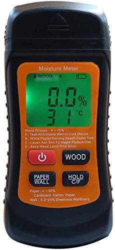 Numérique Bois Humidimètre Papier Humidité Testeur Mur Hygromètre Bois Détecteur D'humidité Portable