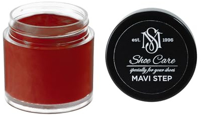 MAVI STEP Crème Réparation & Recoloration Cuir - Combleur Fissures, Restaurateur Couleur - Canapés, Chaussures - Répare Fissures, Éraflures