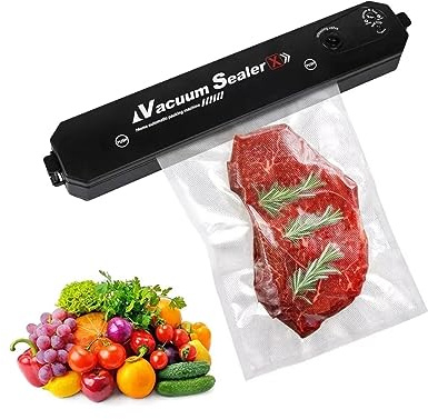 Kabalo Automatic Vacuum Sealer Machine Food Dry Wet Black Vaccum Packing 10 Free Sealing Bags
