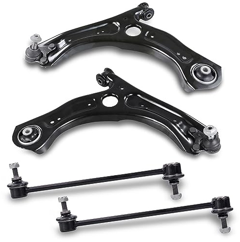 ATEC Germany 2x Querlenker mit Traggelenk vorne, 2x Koppelstange vorne Kompatibel mit A udi A1, SEAT ARONA (KJ7, KJP), IBIZA, SKODA KAMIQ, FABIA 4, SCALA, VW POLO (AW1, BZ1, AE1), T-CROSS