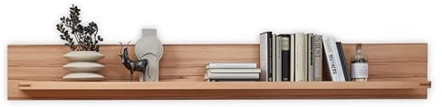 Stella Trading Nature One - Estante de Pared con Aspecto de Madera de Haya (180 x 24 x 22 cm, con Certificado FSC, versátil)
